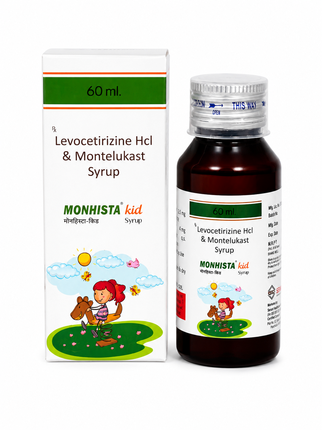 Monhista Kid Syrup pack